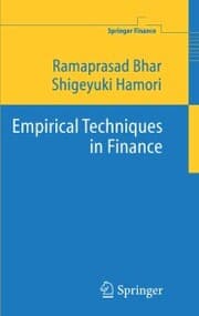Cover von Empirical Techniques in Finance