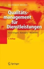 Cover von Qualitätsmanagement für Dienstleistungen