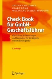 Cover von Check Book für GmbH-Geschäftsführer