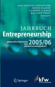 Cover von Jahrbuch Entrepreneurship 2005/06