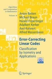 Cover von Error-Correcting Linear Codes