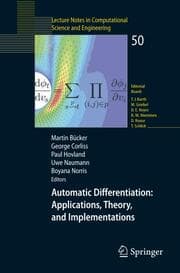 Cover von Automatic Differentiation - Applications, Theory and Implementation