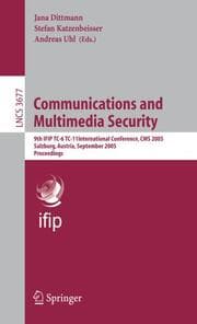 Cover von Communications and Multimedia Security