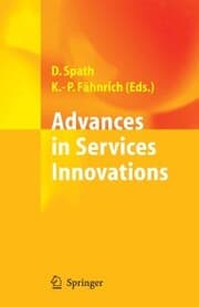 Cover von Advances in Services Innovations