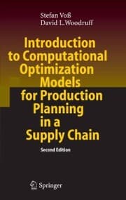 Cover von Introduction to Computational Optimization Models for Production Planning in a Supply Chain