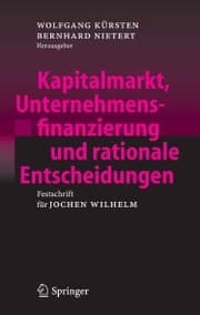 Cover von Kapitalmarkt, Unternehmensfinanzierung und rationale Entscheidungen
