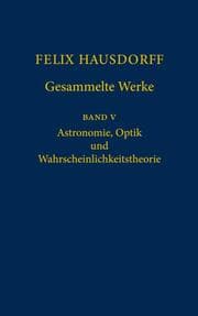 Cover von Astronomie, Optik und Wahrscheinlichkeitstheorie