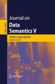 Cover von Journal on Data Semantics V