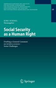 Cover von Social Security as a Human Right