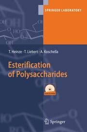 Cover von Esterification of Polysaccharides