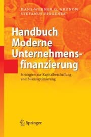 Cover von Handbuch Moderne Unternehmensfinanzierung