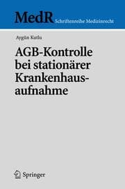 Cover von AGB-Kontrolle bei stationärer Krankenhausaufnahme