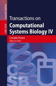 Cover von Transactions on Computational Systems Biology IV