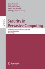 Cover von Security in Pervasive Computing