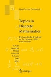 Cover von Topics in Discrete Mathematics