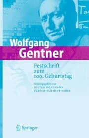 Cover von Wolfgang Gentner