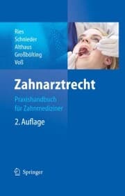 Cover von Zahnarztrecht