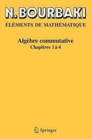Cover von Algèbre commutative