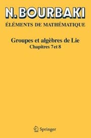 Cover von Groupes et algèbres de Lie