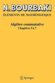 Cover von Algèbre commutative