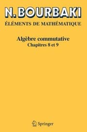 Cover von Algèbre commutative