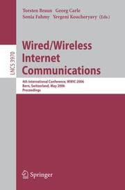 Cover von Wired/Wireless Internet Communications
