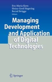 Cover von Managing Development and Application of Digital Technologies