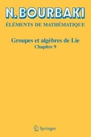 Cover von Groupes et algèbres de Lie