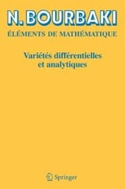 Cover von Variétés différentielles et analytiques