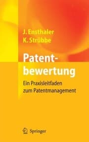 Cover von Patentbewertung