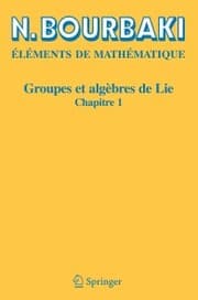 Cover von Groupes et algèbres de Lie