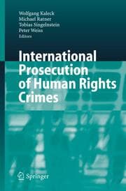 Cover von International Prosecution of Human Rights Crimes
