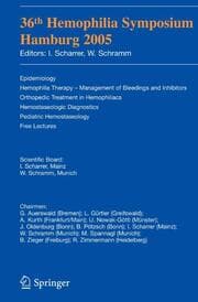 Cover von 36th Hemophilia Symposium Hamburg 2005
