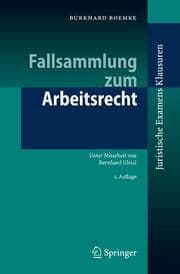 Cover von Fallsammlung zum Arbeitsrecht