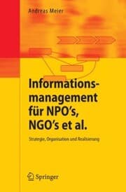 Cover von Informationsmanagement für NPO's, NGO's et al.