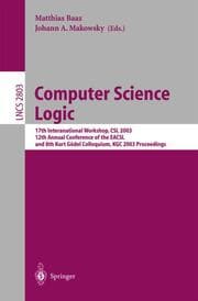 Cover von Computer Science Logic
