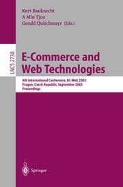 Cover von E-Commerce and Web Technologies