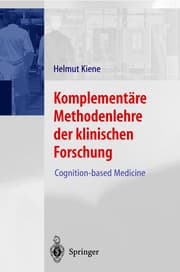 Cover von Komplementäre Methodenlehre der klinischen Forschung