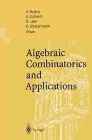 Cover von Algebraic Combinatorics and Applications