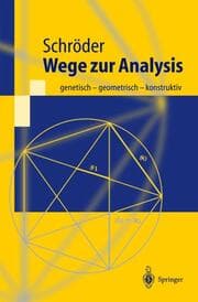 Cover von Wege zur Analysis