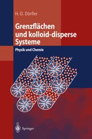 Cover von Grenzflächen und kolloid-disperse Systeme