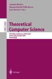 Cover von Theoretical Computer Science