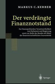 Cover von Der verdrängte Finanznotstand