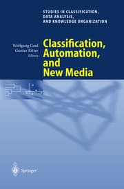 Cover von Classification, Automation, and New Media