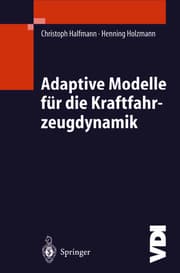 Cover von Adaptive Modelle für die Kraftfahrzeugdynamik