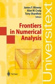 Cover von Frontiers in Numerical Analysis