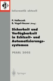 Cover von Sicherheit und Verfügbarkeit in Echtzeit- und Automatisierungssystemen