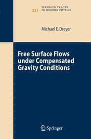 Cover von Free Surface Flows under Compensated Gravity Conditions
