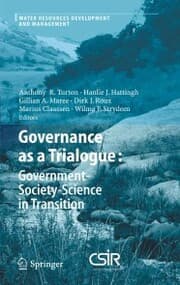 Cover von Governance as a Trialogue: Government-Society-Science in Transition