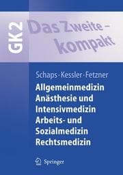 Cover von Allgemeinmedizin, Anästhesie und Notfallmedizin, Arbeits- und Sozialmedizin, Rechtsmedizin - GK 2